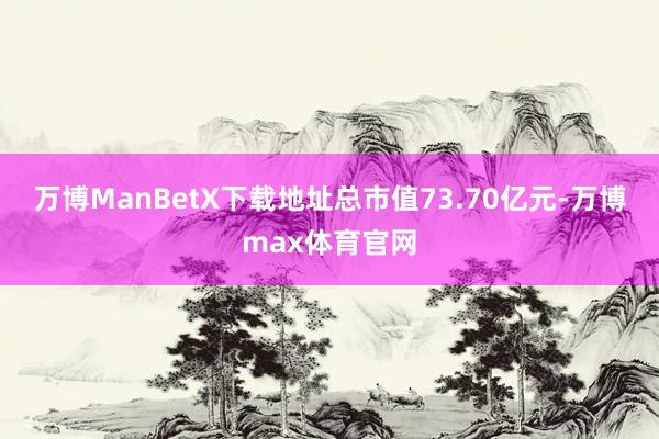 万博ManBetX下载地址总市值73.70亿元-万博max体育官网