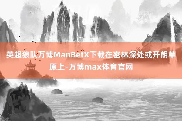 英超狼队万博ManBetX下载在密林深处或开朗草原上-万博max体育官网