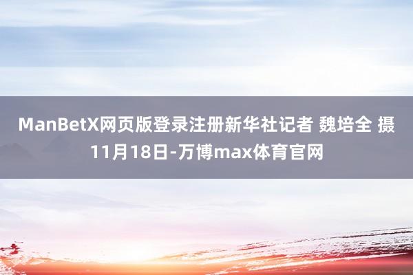 ManBetX网页版登录注册　　新华社记者 魏培全 摄　　11月18日-万博max体育官网