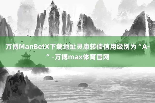 万博ManBetX下载地址灵康转债信用级别为“A-”-万博max体育官网